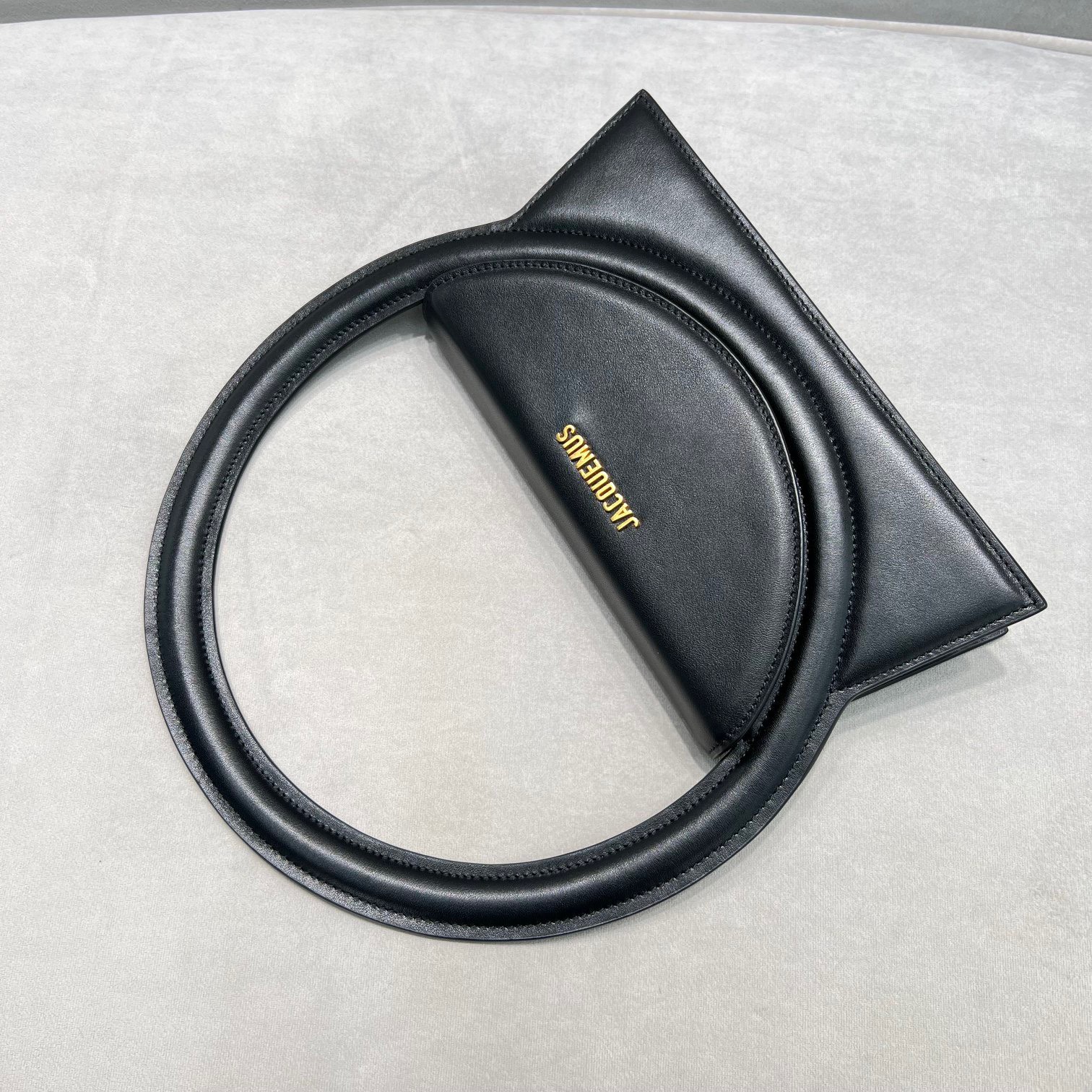 bagsaaa Ja*qvemvs le sac rond cirlce bag black -26 x 12.5 cm